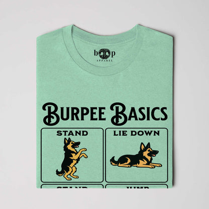 Burpee Basics Everyday T in Heather Mint, alternate view 3