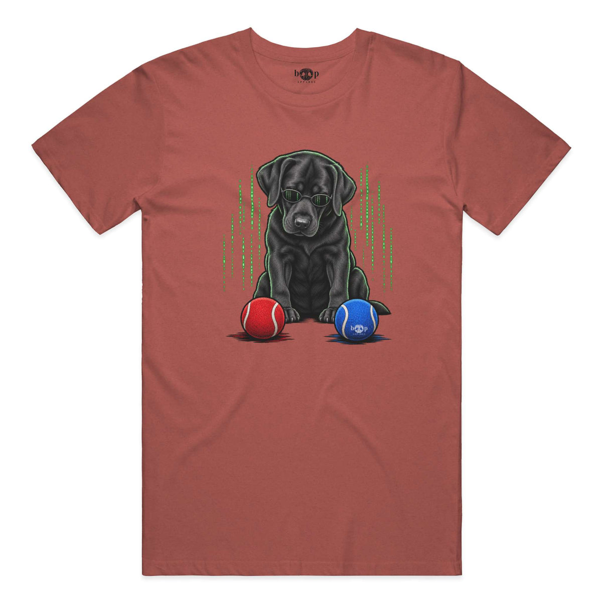 Down the Rabbit Hole Performance T in Clay Triblend