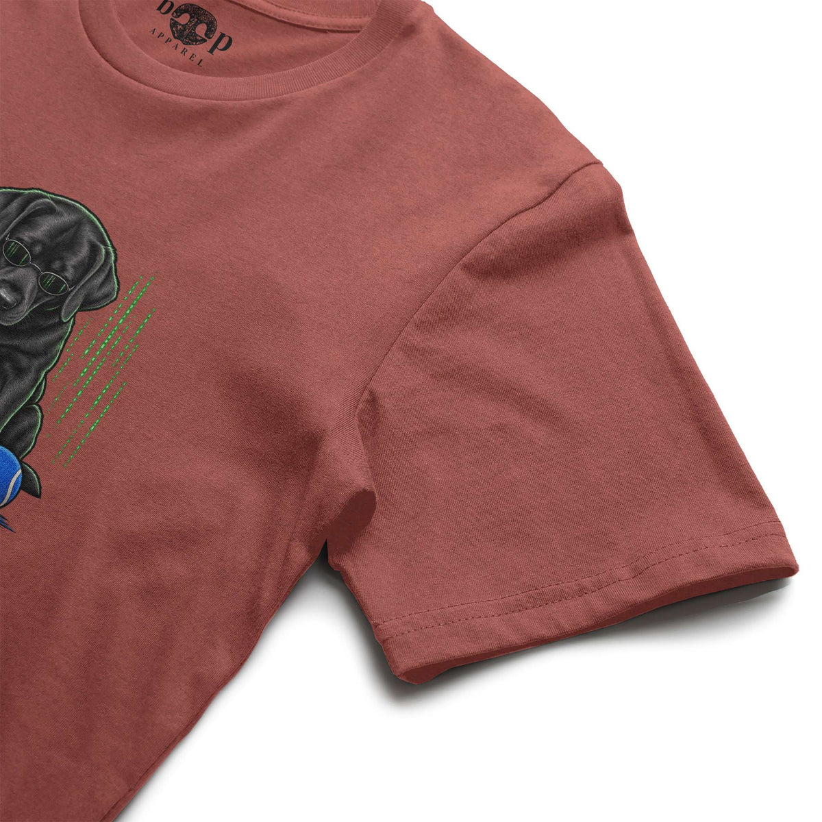 Down the Rabbit Hole Performance T in Clay Triblend, alternate view 3