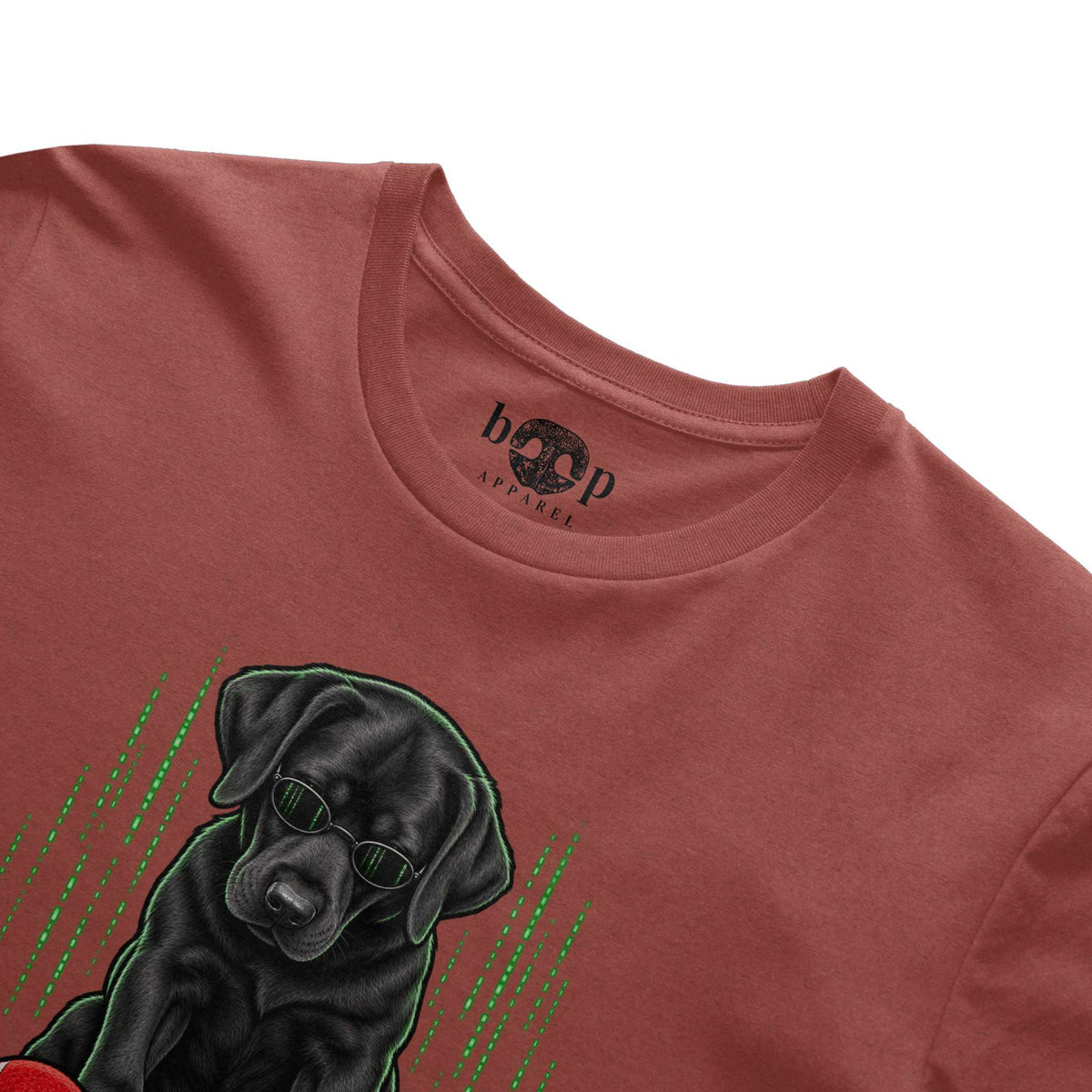 Down the Rabbit Hole Performance T in Clay Triblend, alternate view 2