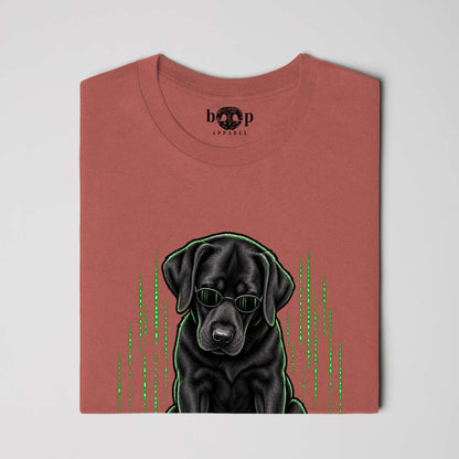 Down the Rabbit Hole Performance T in Clay Triblend, alternate view 1
