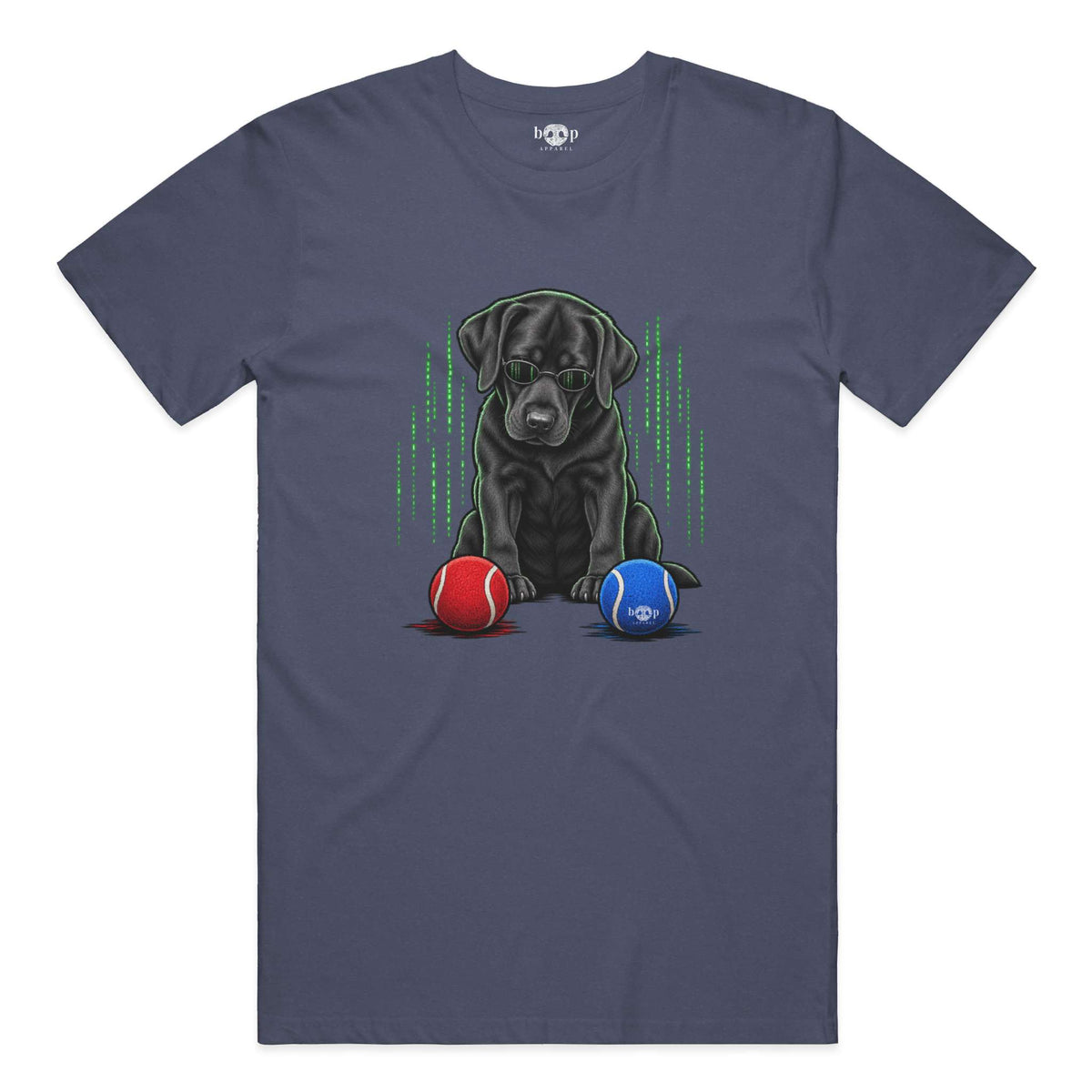 Down the Rabbit Hole Everyday T in Heather Navy
