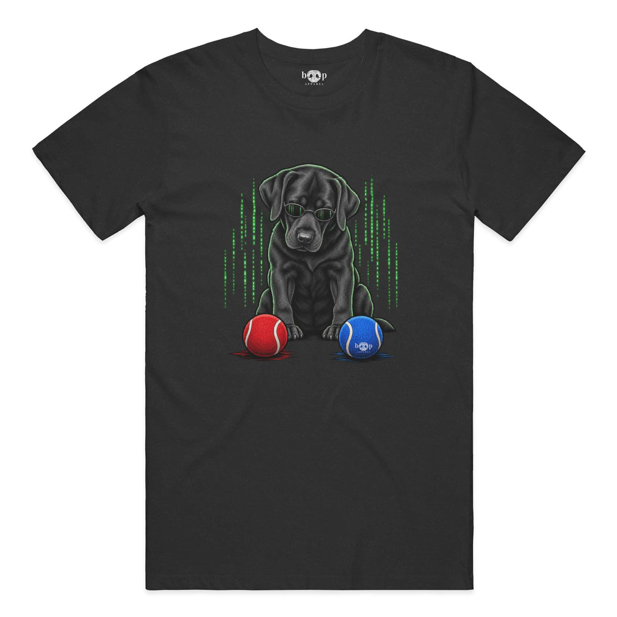 Down the Rabbit Hole Everyday T in Black Heather
