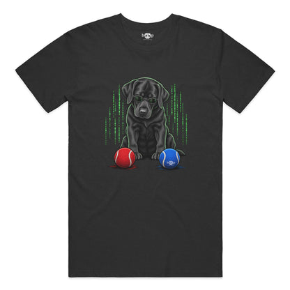 Down the Rabbit Hole Everyday T in Black Heather