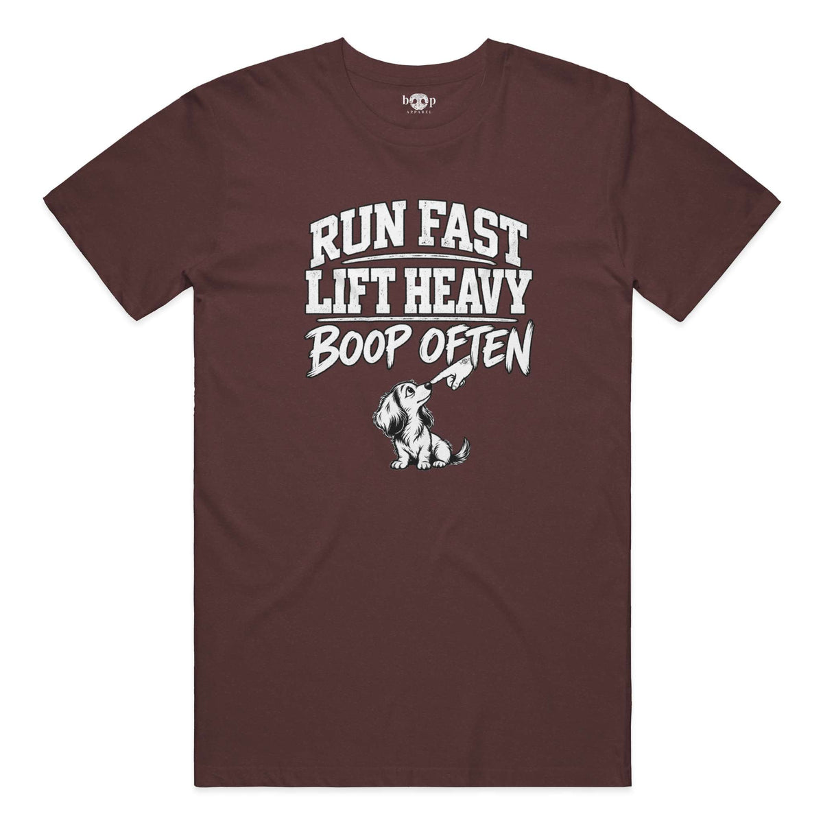 Run Fast Lift Heavy Boop Often Performance T