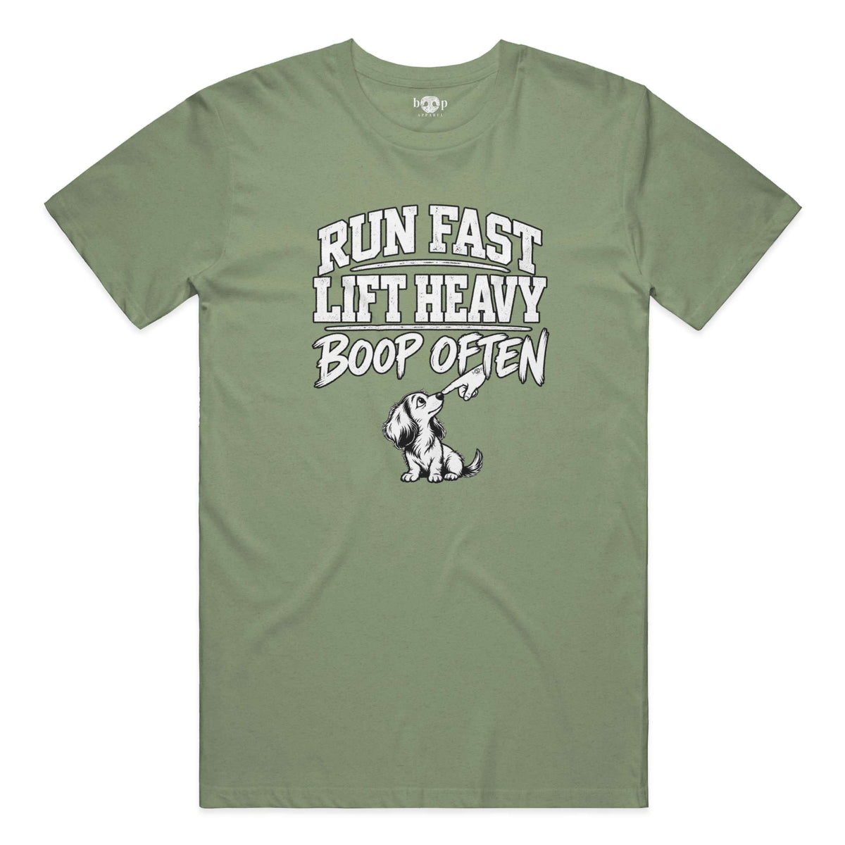 Run Fast Lift Heavy Boop Often Performance T