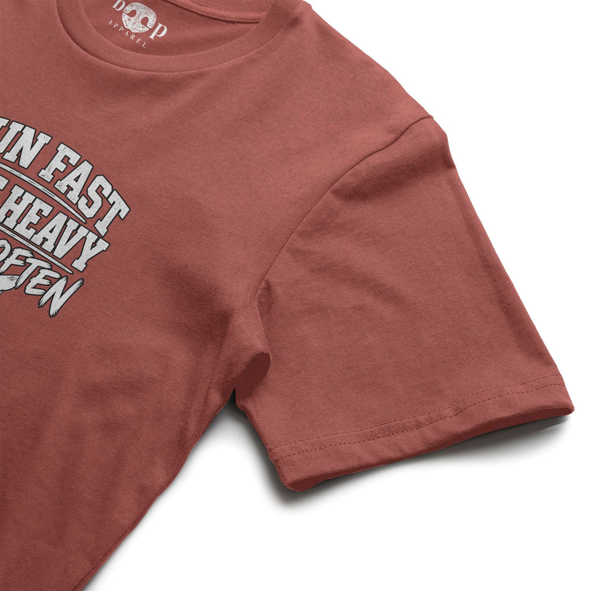 Run Fast. Lift Heavy. Boop Often. Performance T in Clay Triblend, alternate view 3