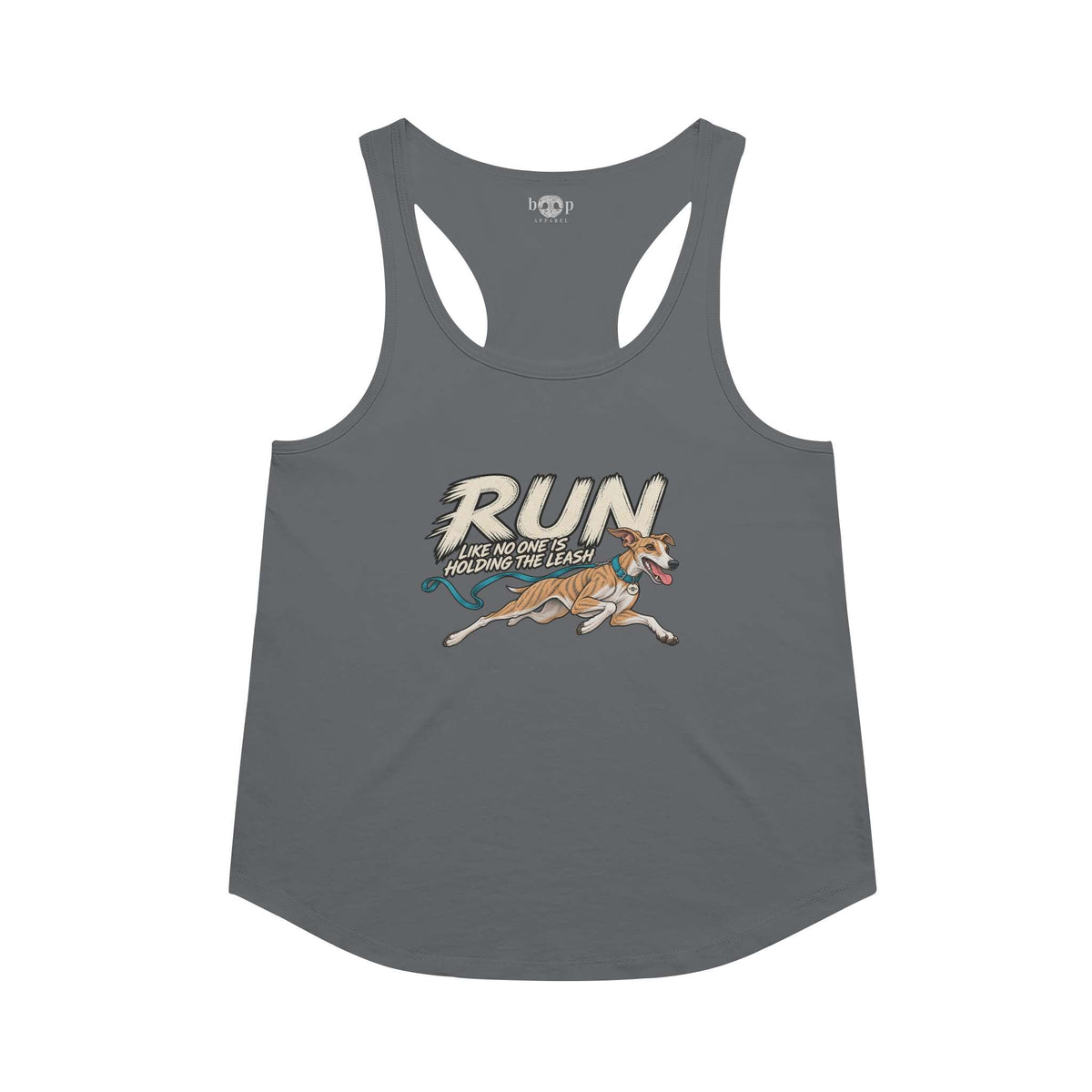 Run Unleashed Racerback Tank in Indigo