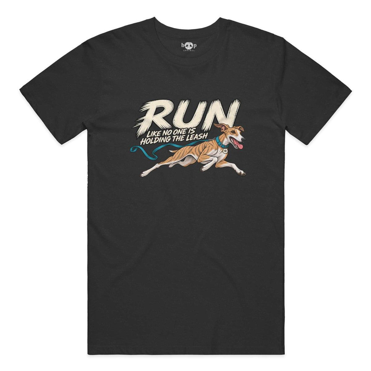 Run Unleashed Everyday T in Black Heather