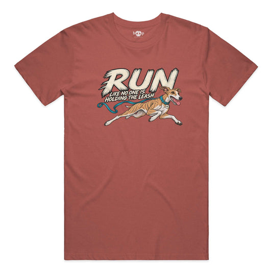 Run Unleashed Performance T in Clay Triblend