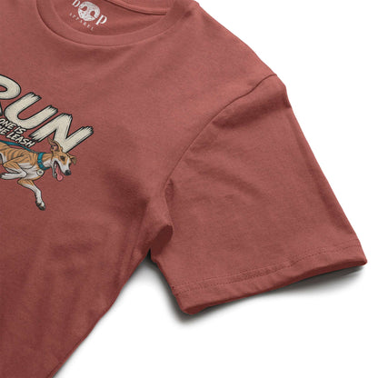 Run Unleashed Performance T in Clay Triblend, alternate view 3