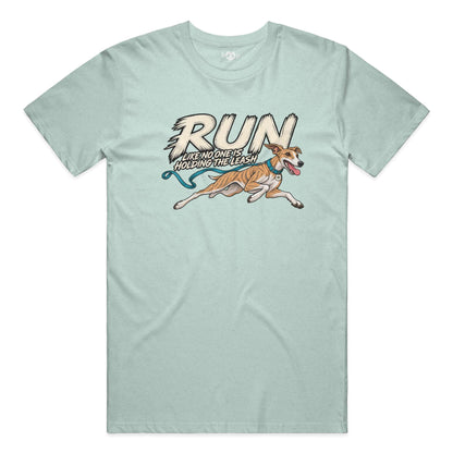 Run Unleashed Performance T in Dusty Blue Triblend