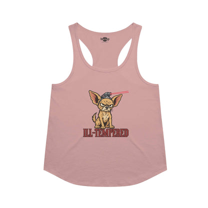 Ill-Tempered Racerback Tank in Desert Pink