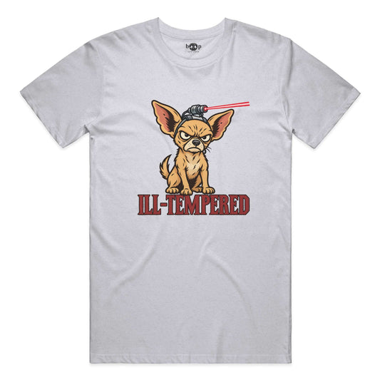 Ill-Tempered Performance T in White Fleck Triblend