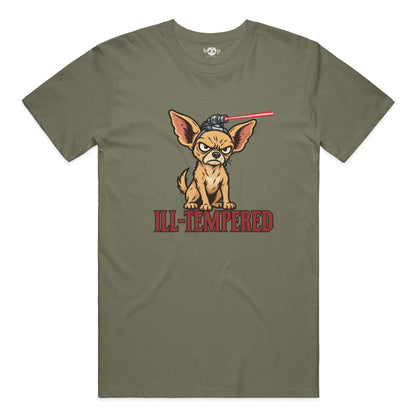 Ill-Tempered Everyday T in Heather Military Green