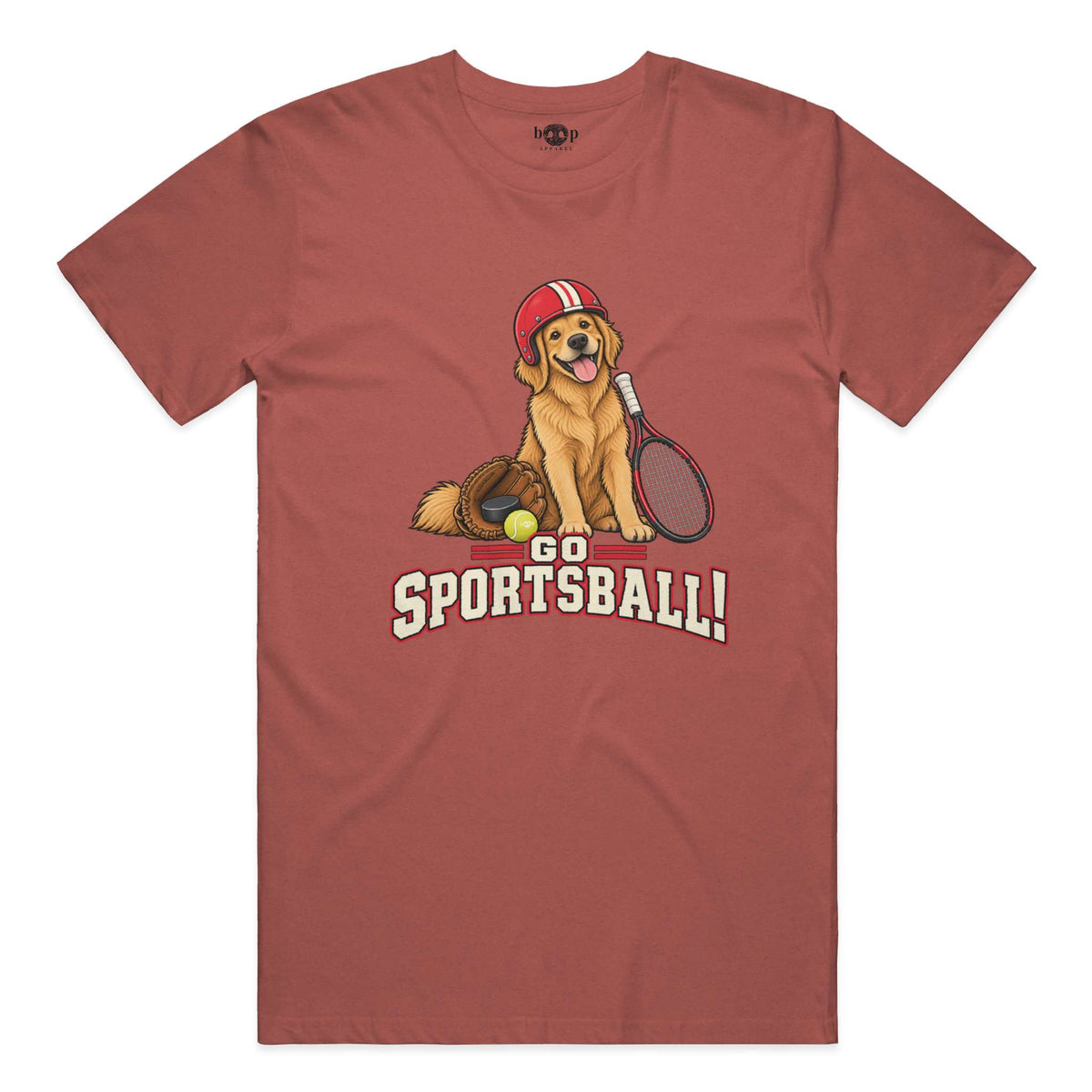 Go Sportsball Performance T in Clay Triblend