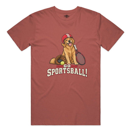 Go Sportsball Performance T in Clay Triblend
