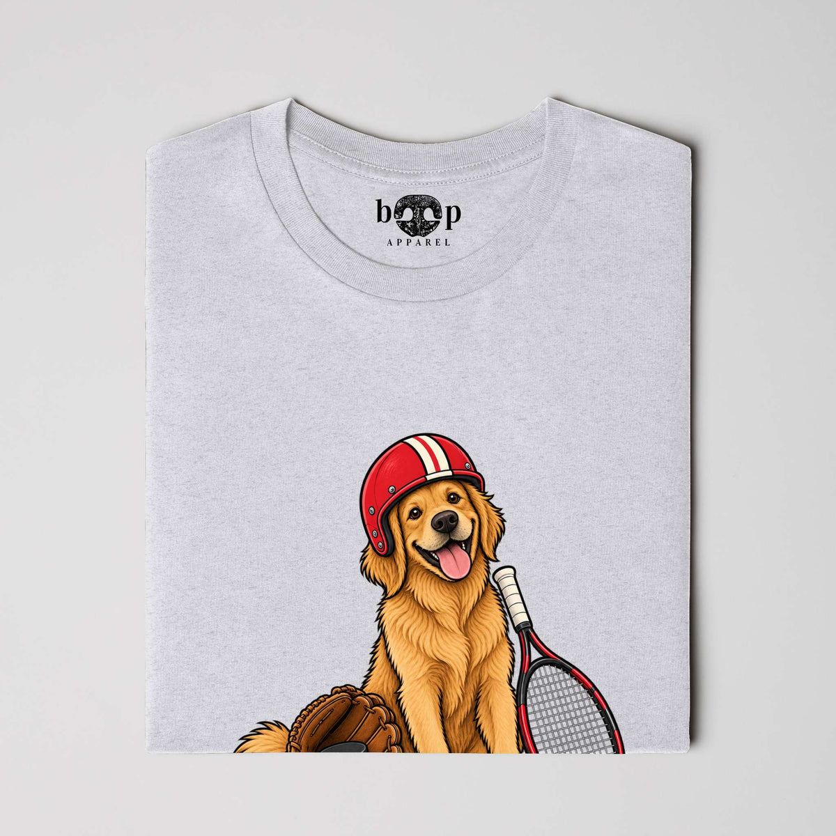 Go Sportsball Performance T in White Fleck Triblend, alternate view 1