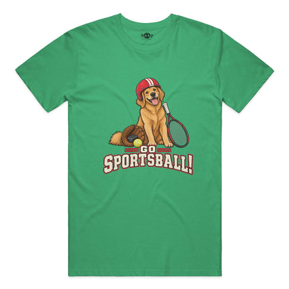 Go Sportsball Everyday T in Heather Kelly