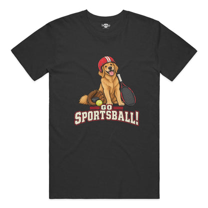 Go Sportsball Everyday T in Black Heather