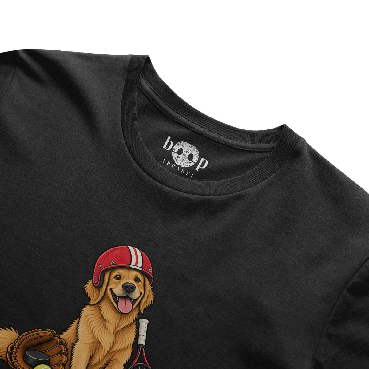 Go Sportsball Everyday T in Black Heather, alternate view 2