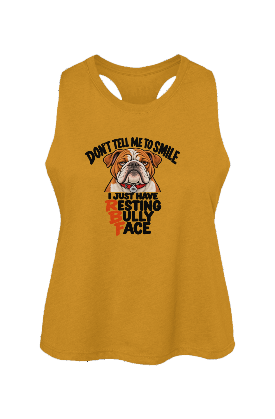 Resting Bully Face Crop Tank