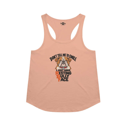 Resting Bully Face Racerback Tank