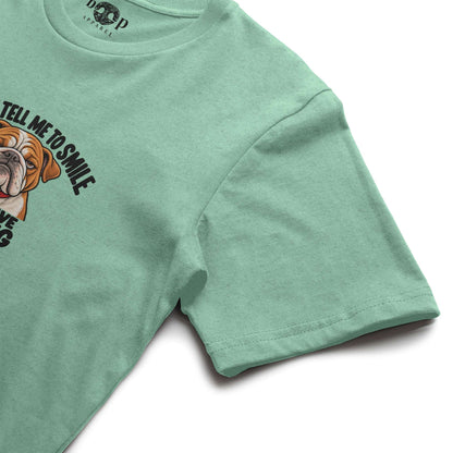 Resting Bully Face Everyday T in Heather Mint, alternate view 1