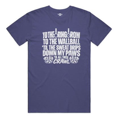 Sweat Drips Down My Paws Performance T
