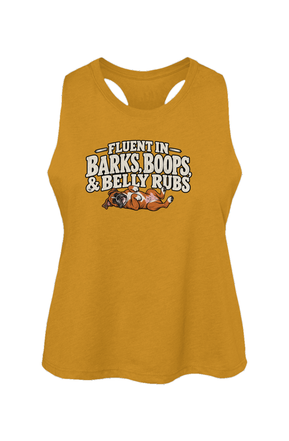Trilingual Crop Tank