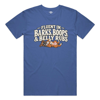 Trilingual Performance T in True Royal Triblend