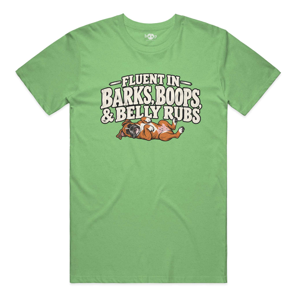 Trilingual Performance T in Green Triblend