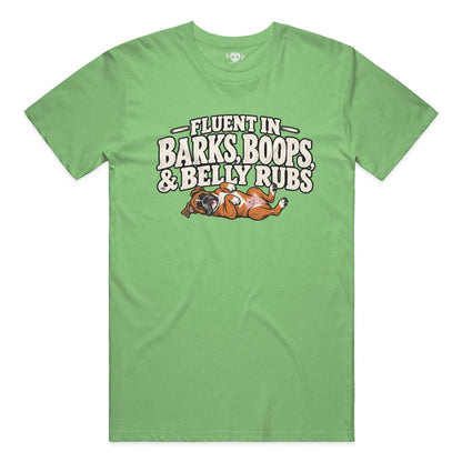 Trilingual Performance T in Green Triblend
