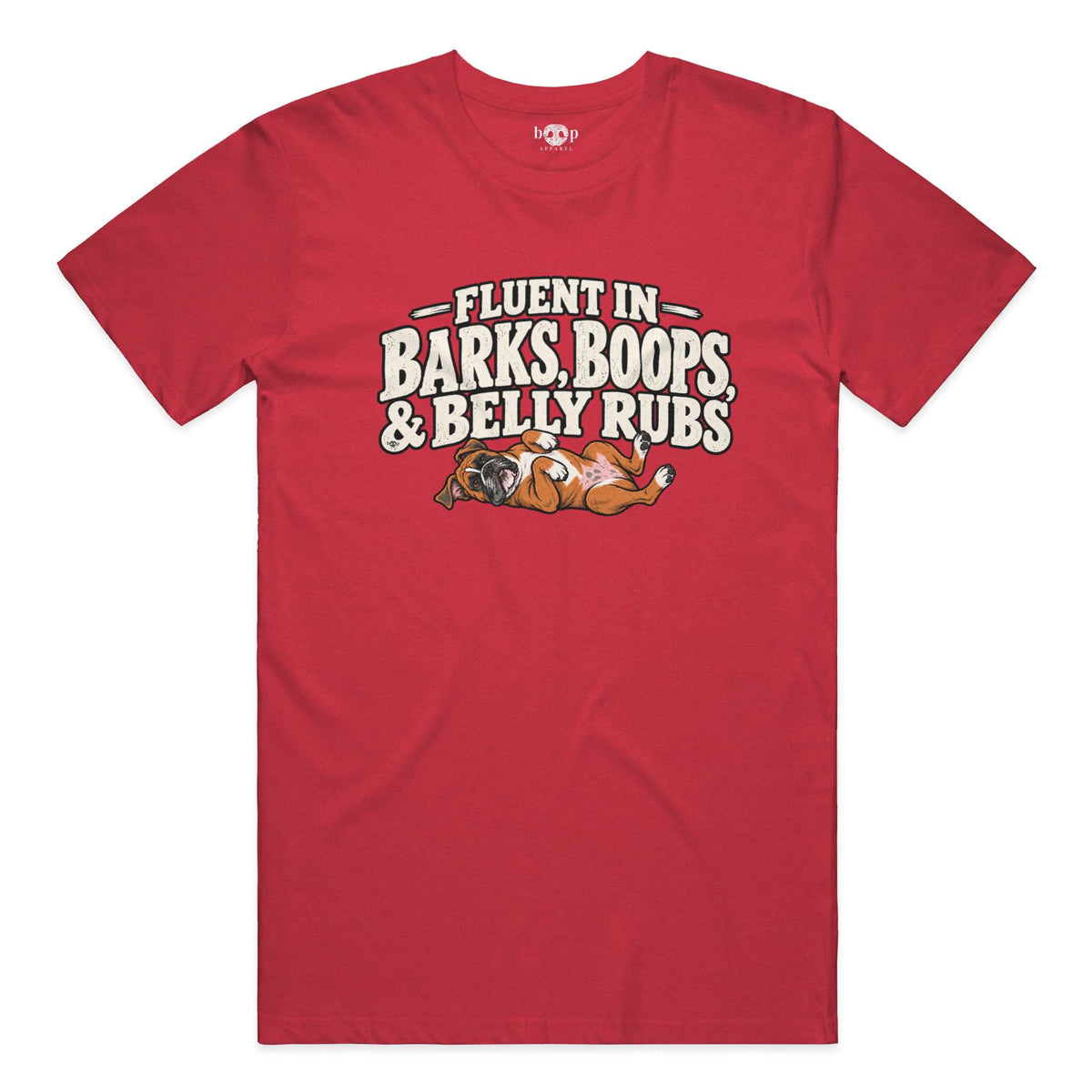 Trilingual Everyday T in Heather Red
