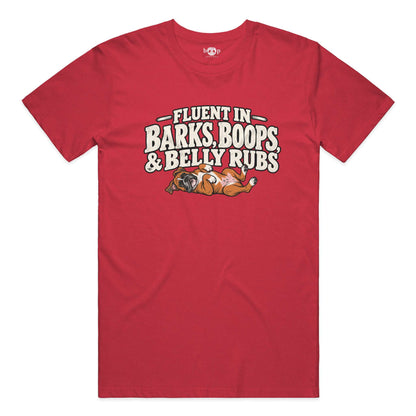 Trilingual Everyday T in Heather Red