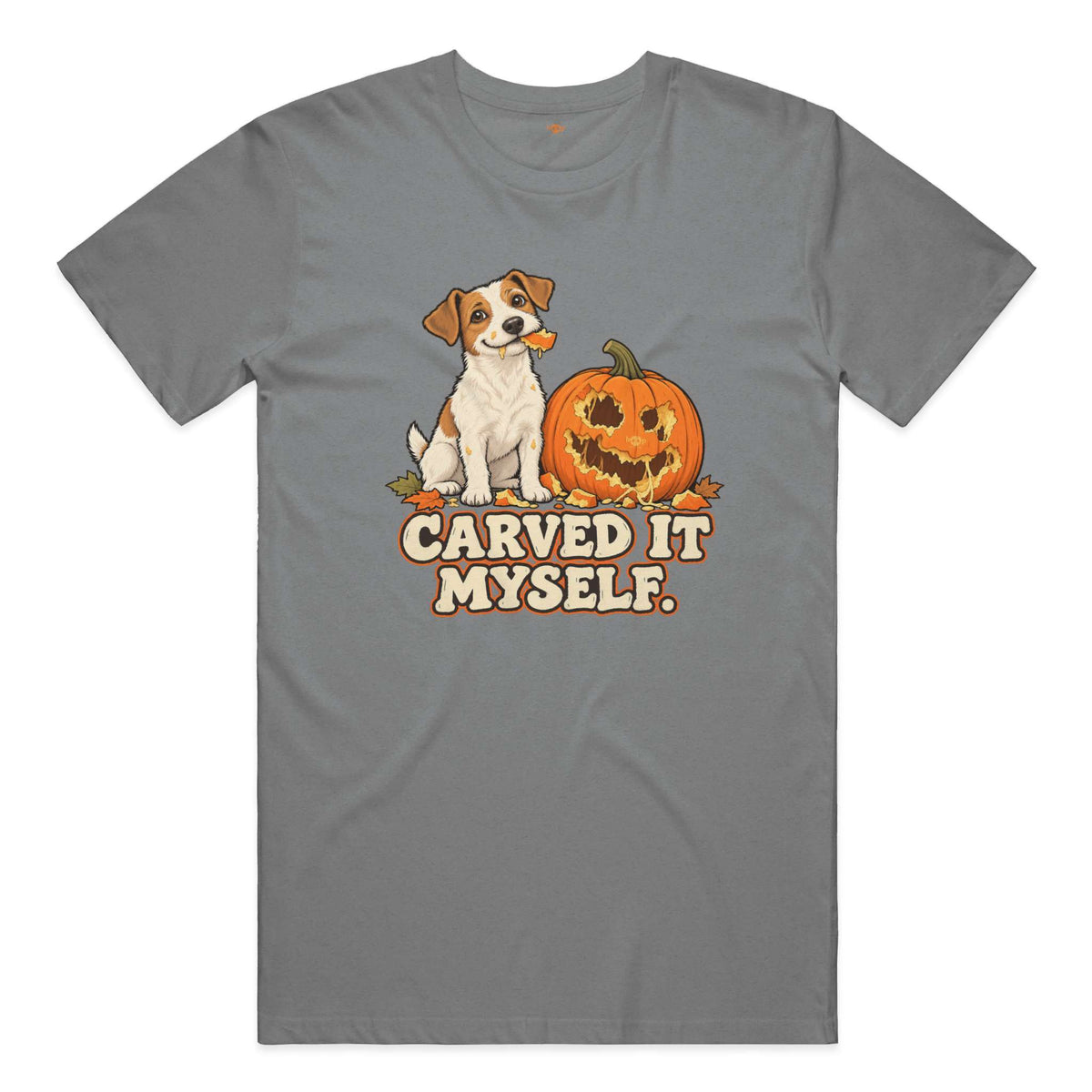 Carved it Myself performance t in Grey Triblend