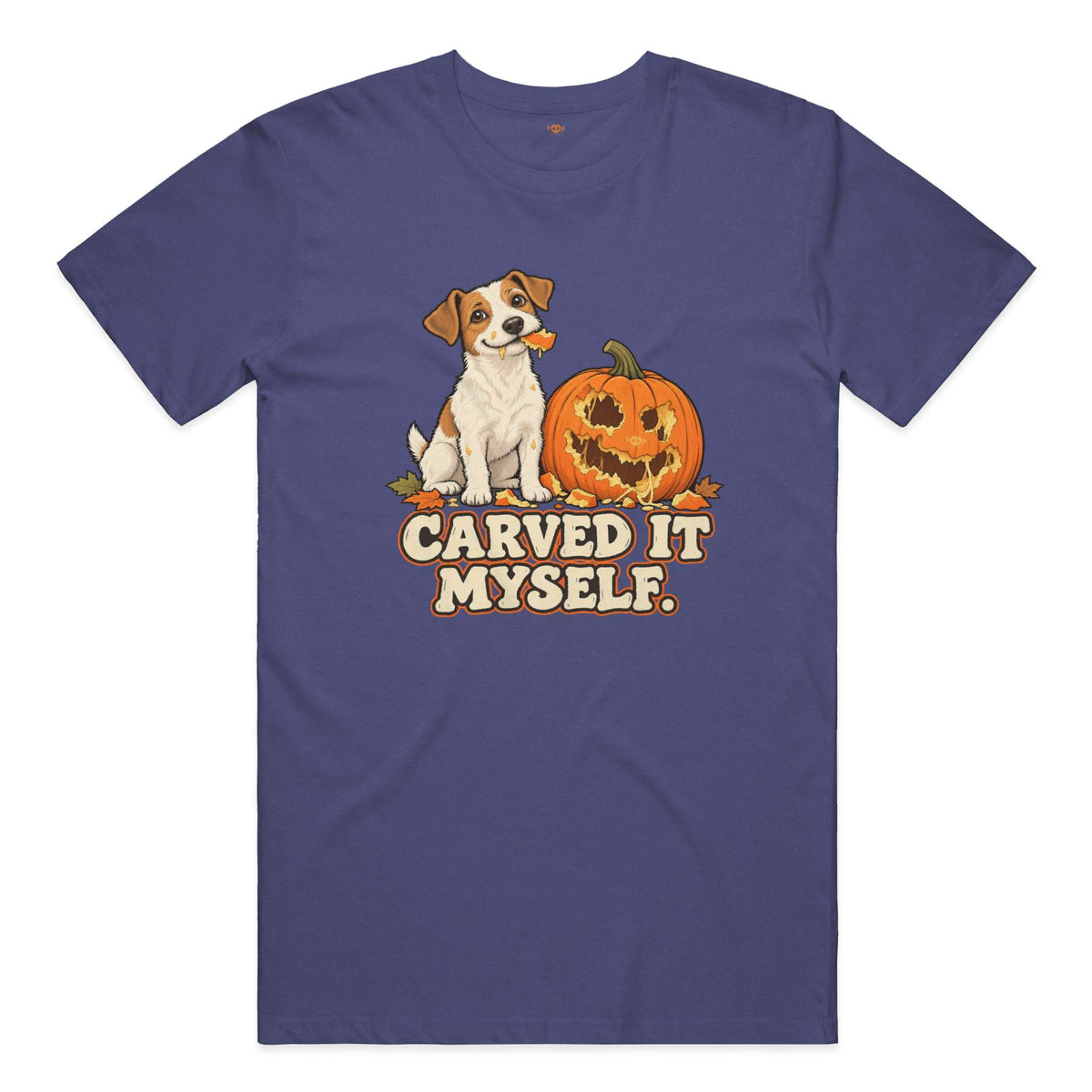 Carved it Myself performance t in Navy Triblend