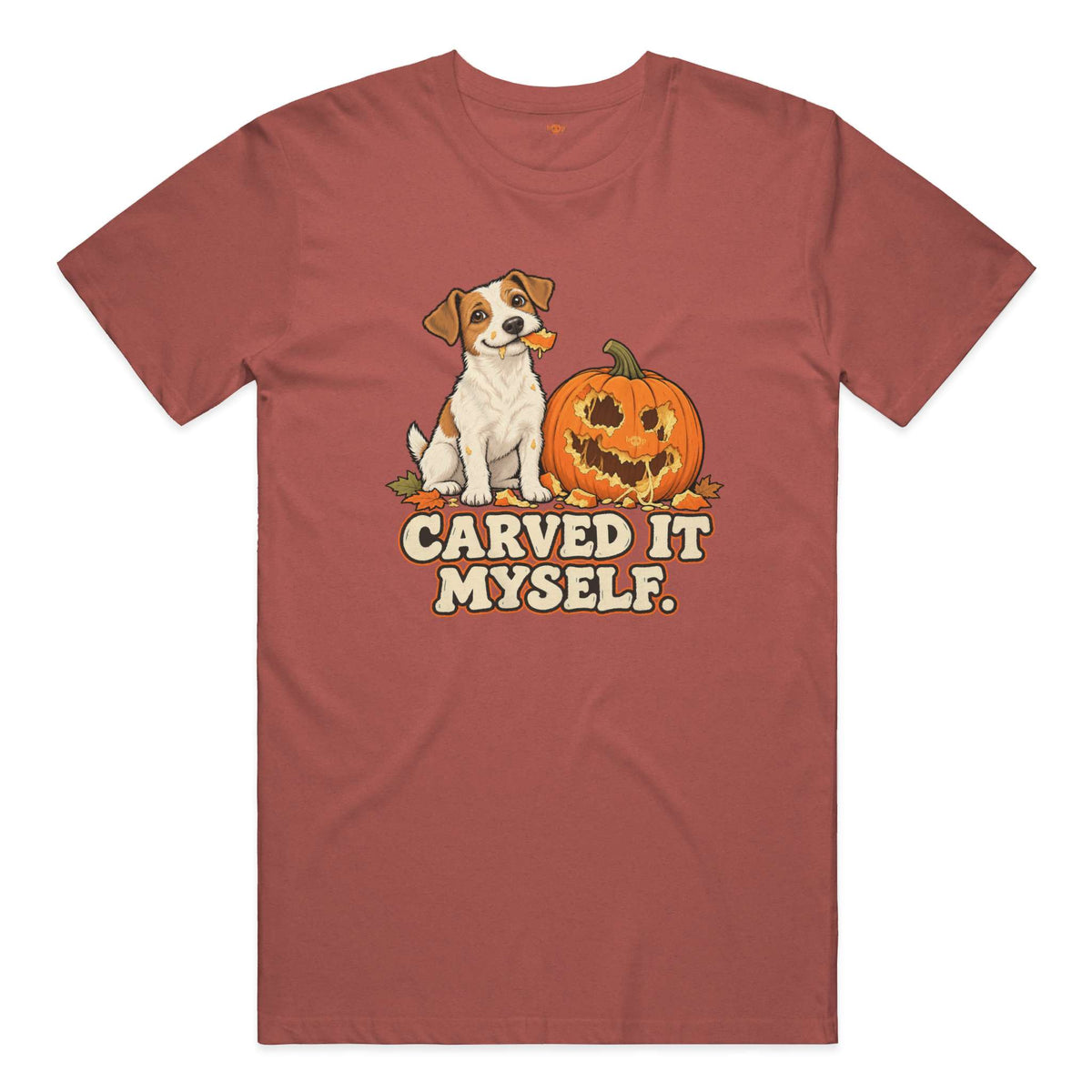 Carved it Myself performance t in Clay Triblend