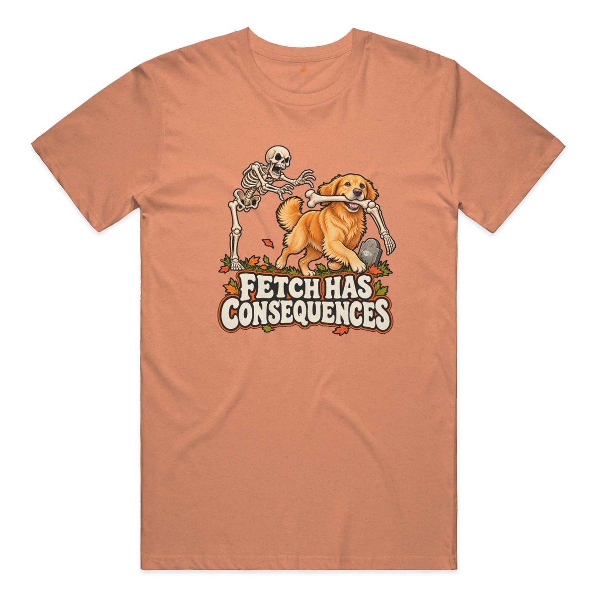 Fetch Has Consequences performance t in Orange Triblend
