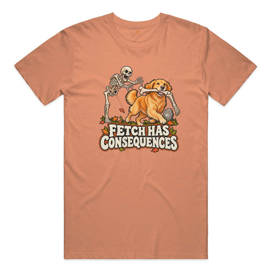 Fetch Has Consequences performance t in Orange Triblend