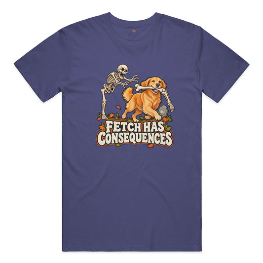 Fetch Has Consequences performance t in Navy Triblend