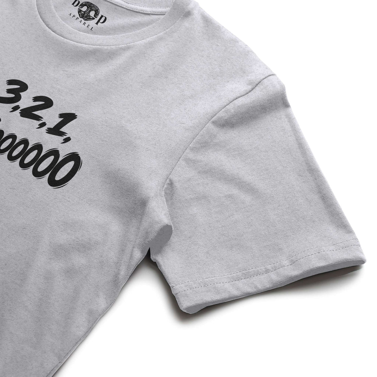 3, 2, 1, AWOOOO! Performance T in White Fleck Triblend, alternate view 3