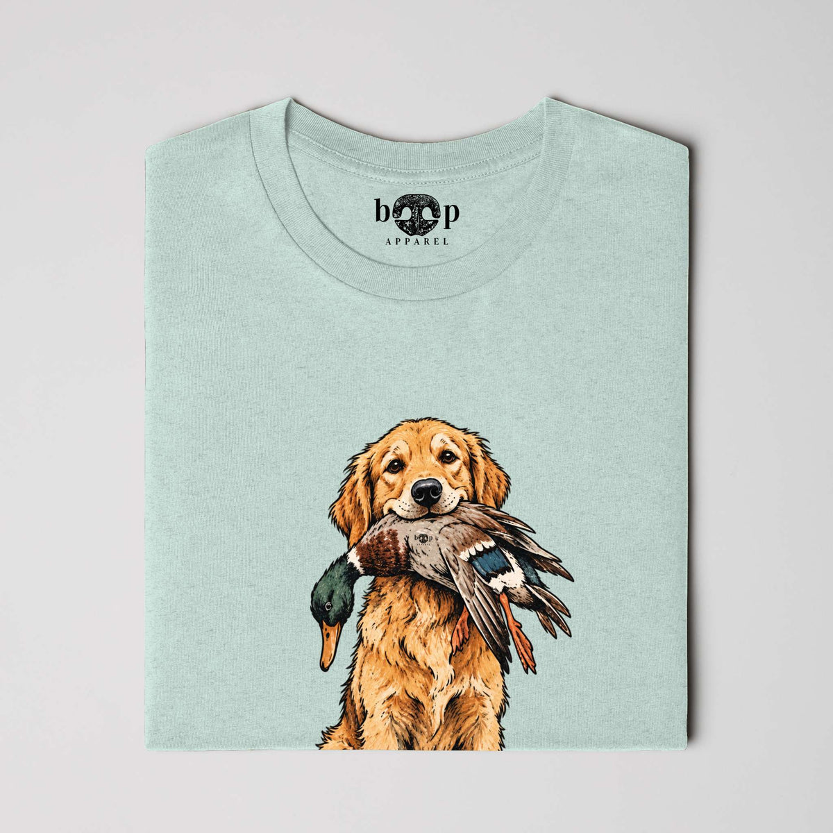 I Brought You Something Performance T in Dusty Blue Triblend, alternate view 1