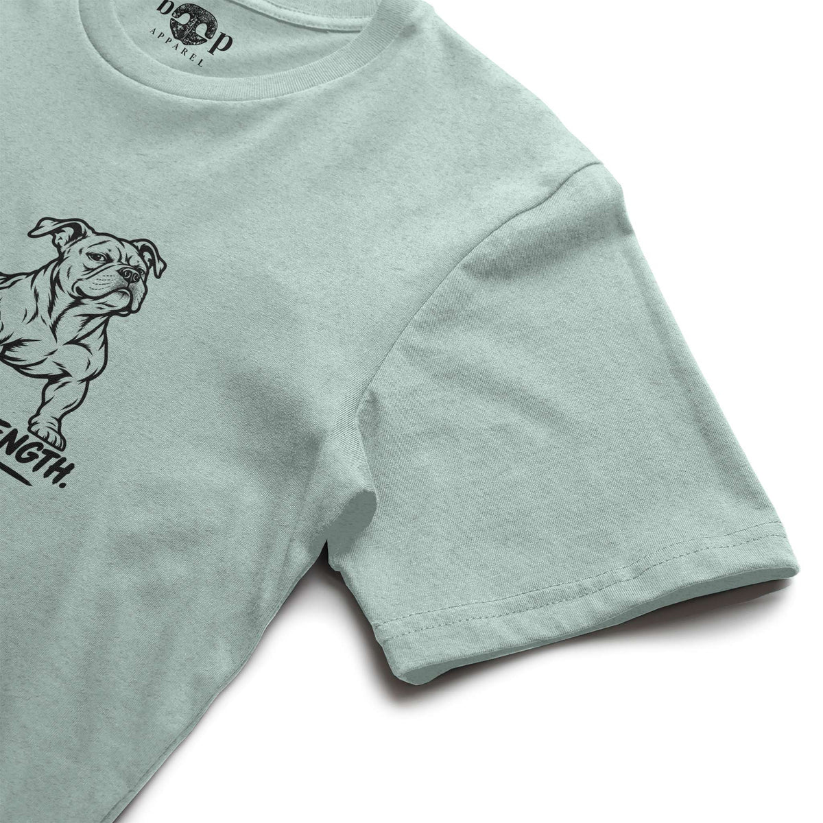Built for Strength, Not Cardio Performance T in Dusty Blue Triblend, alternate view 3