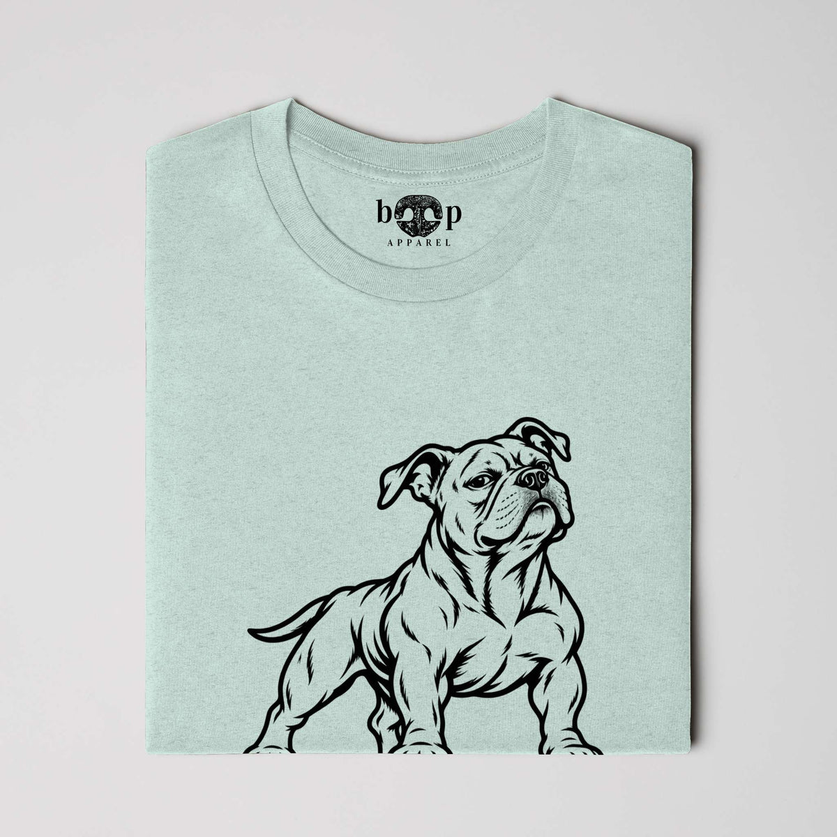Built for Strength, Not Cardio Performance T in Dusty Blue Triblend, alternate view 1