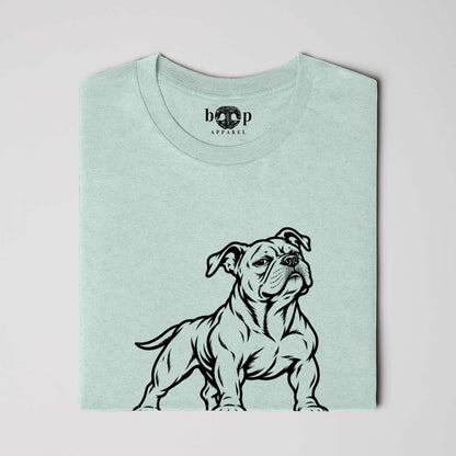 Built for Strength, Not Cardio Performance T in Dusty Blue Triblend, alternate view 1