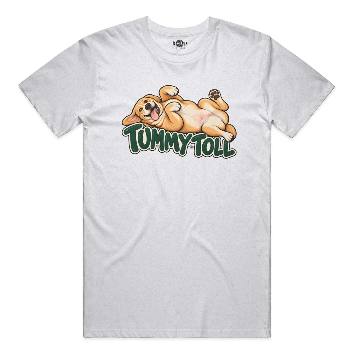 Tummy Toll Everyday T in Solid White Blend