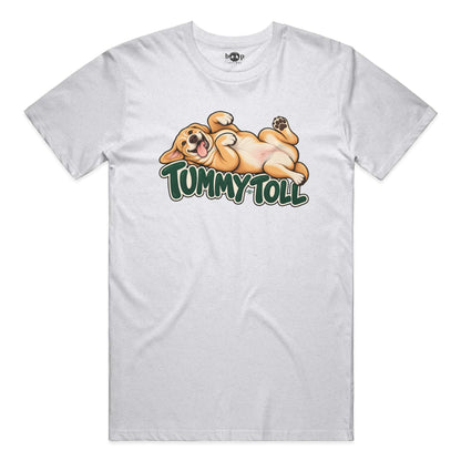 Tummy Toll Everyday T in Solid White Blend