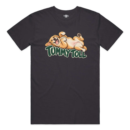 Tummy Toll Everyday T in Dark Grey Heather