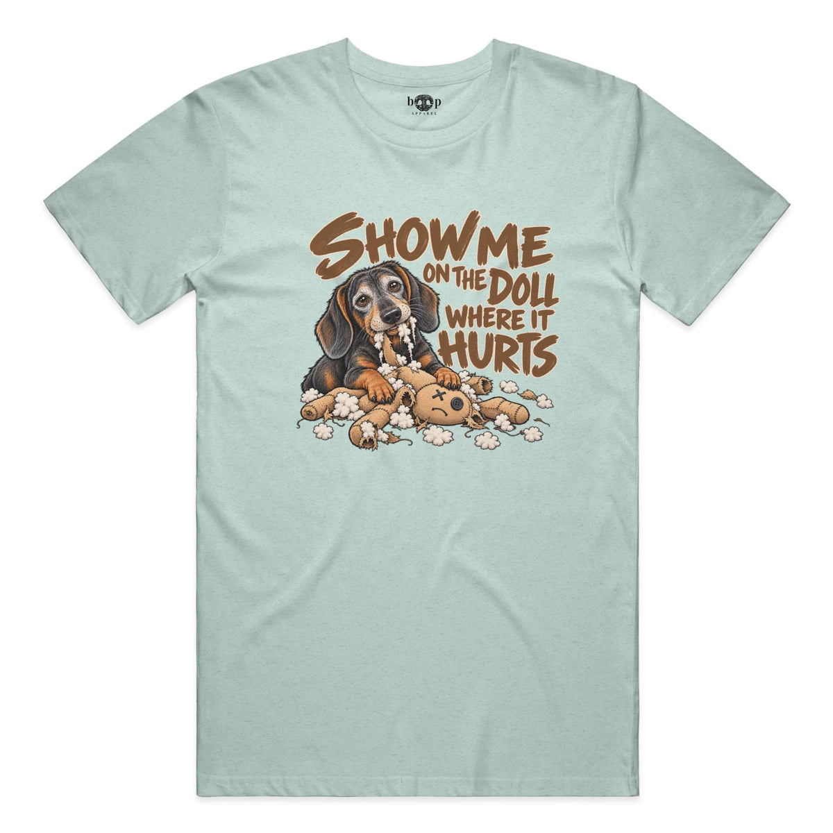 Everything Hurts Performance T in Dusty Blue Triblend